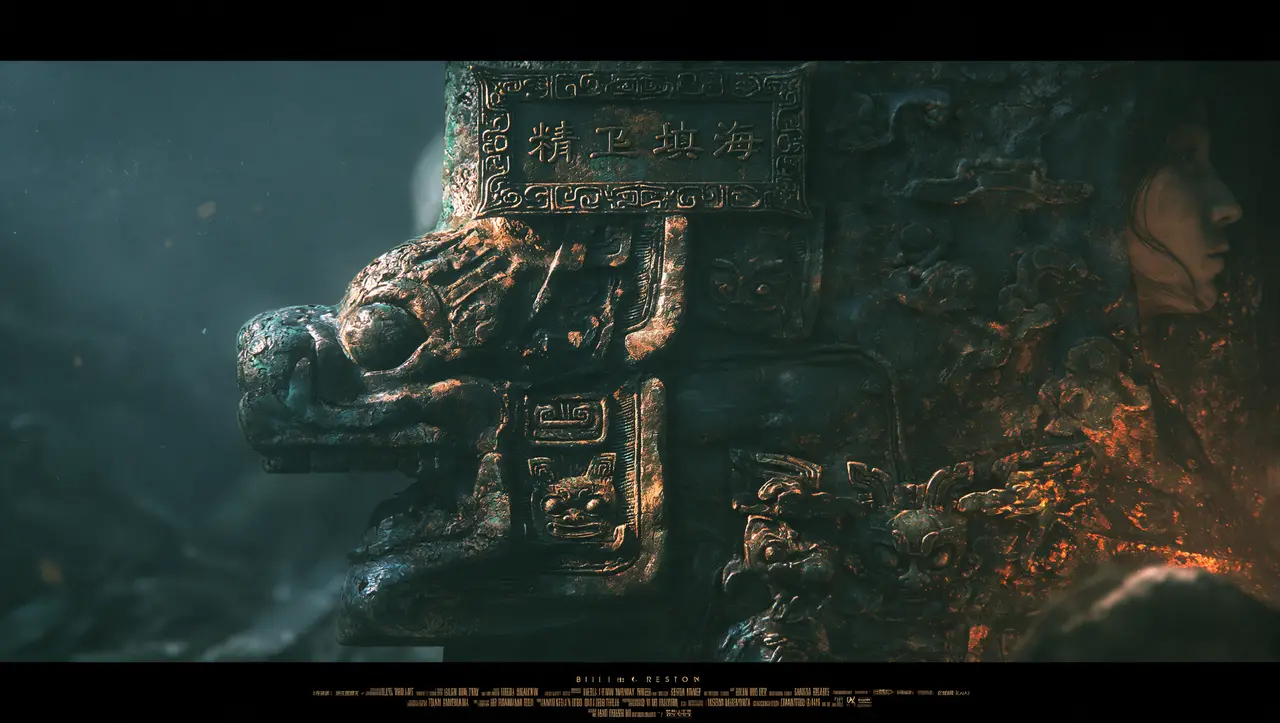 《万古有灵》第一集(精卫填海)|u1696275665_Movie_title_logo_design_typography_for__with_seco_95ffc320-9aa4-4581-a1e8-fa7978e58a6b_2--元素编辑