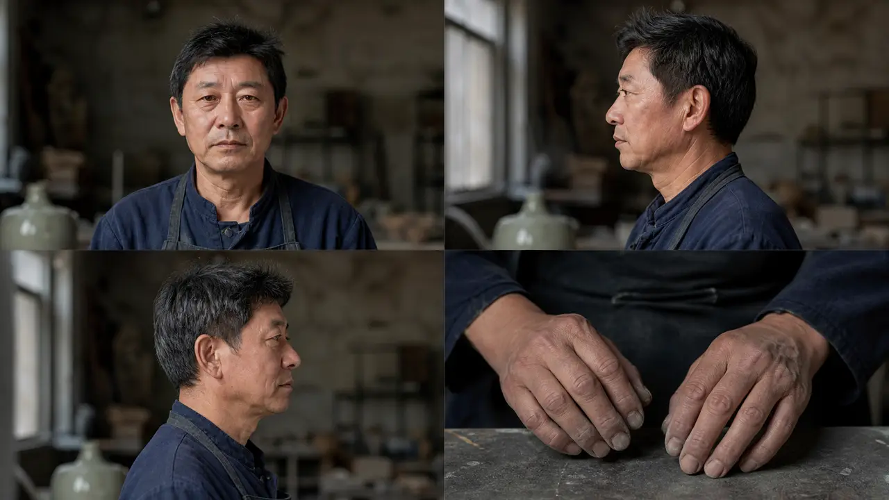 《一抹青千年火》龙泉青瓷AIGC全流程微纪录片|R02_匠人A角色表