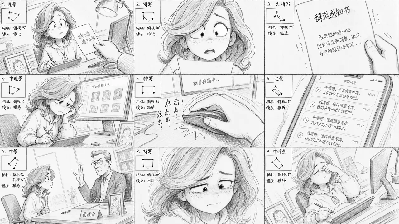星光不问赶路人 时光不负有心人|分镜草图-第1张(镜1-2)