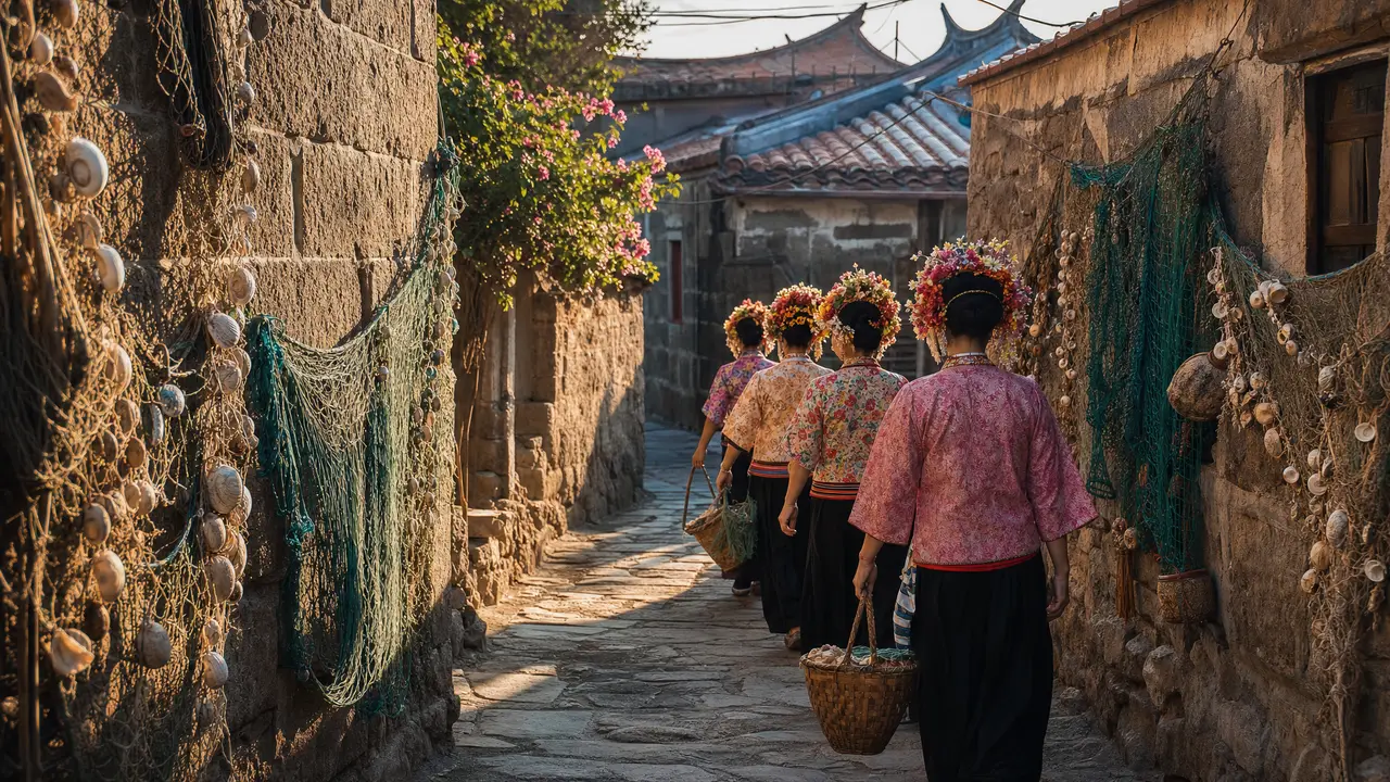 梦回宋朝-泉州非遗穿越短剧|S6_蟳埔渔村花巷_场景锚点