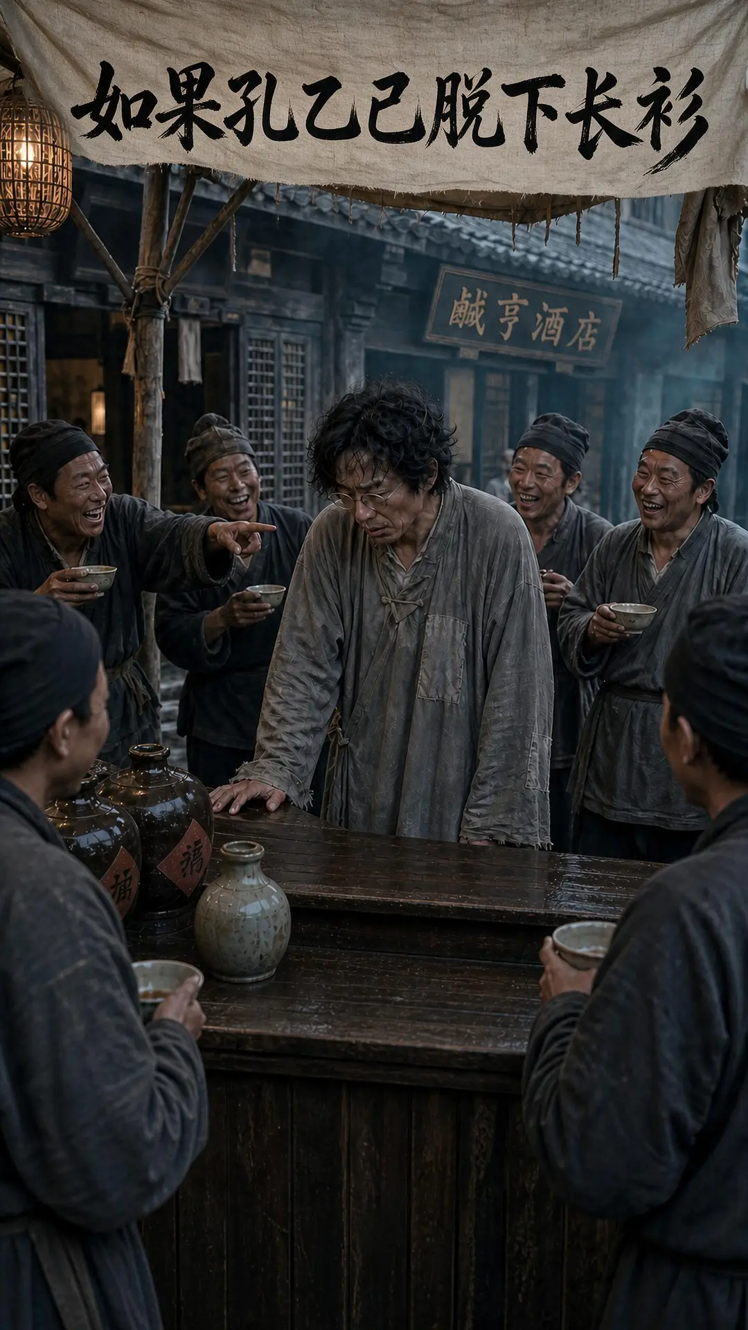 如果孔乙己脱下长衫