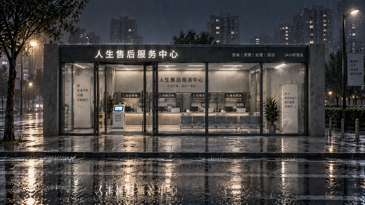 有些遗憾,生活会给你另一种甜|售后中心外观