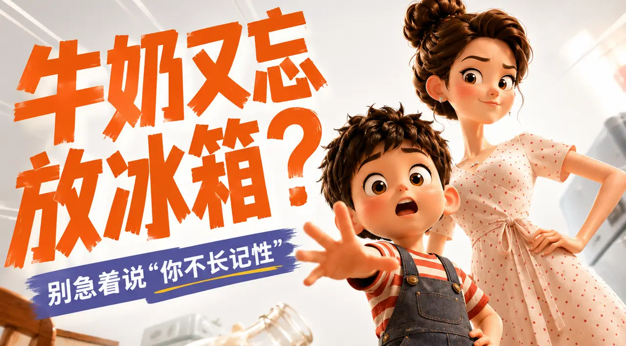 牛奶又忘放冰箱？别吼 “谁干的”！换句台词直接开挂✨