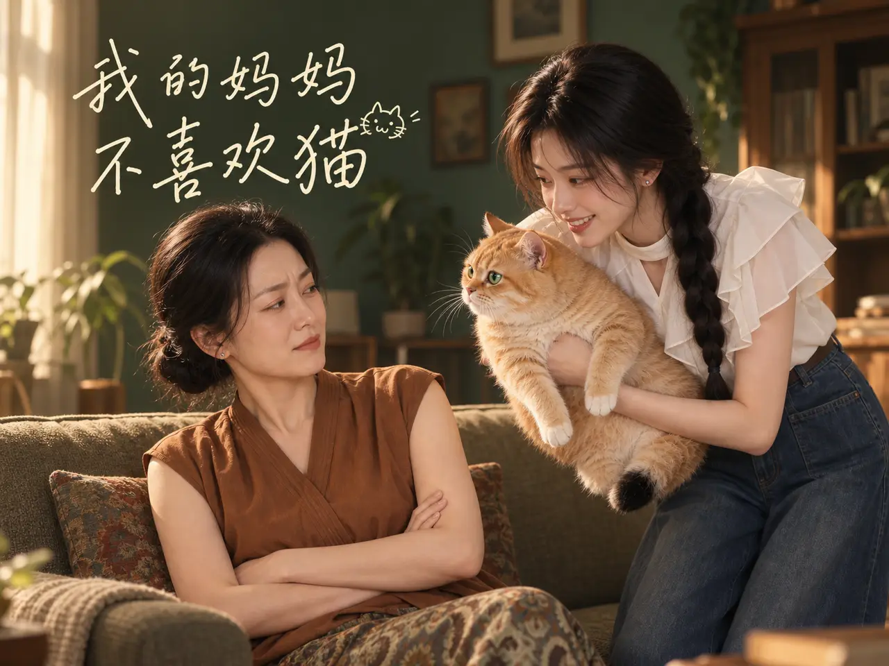 我的妈妈不喜欢猫