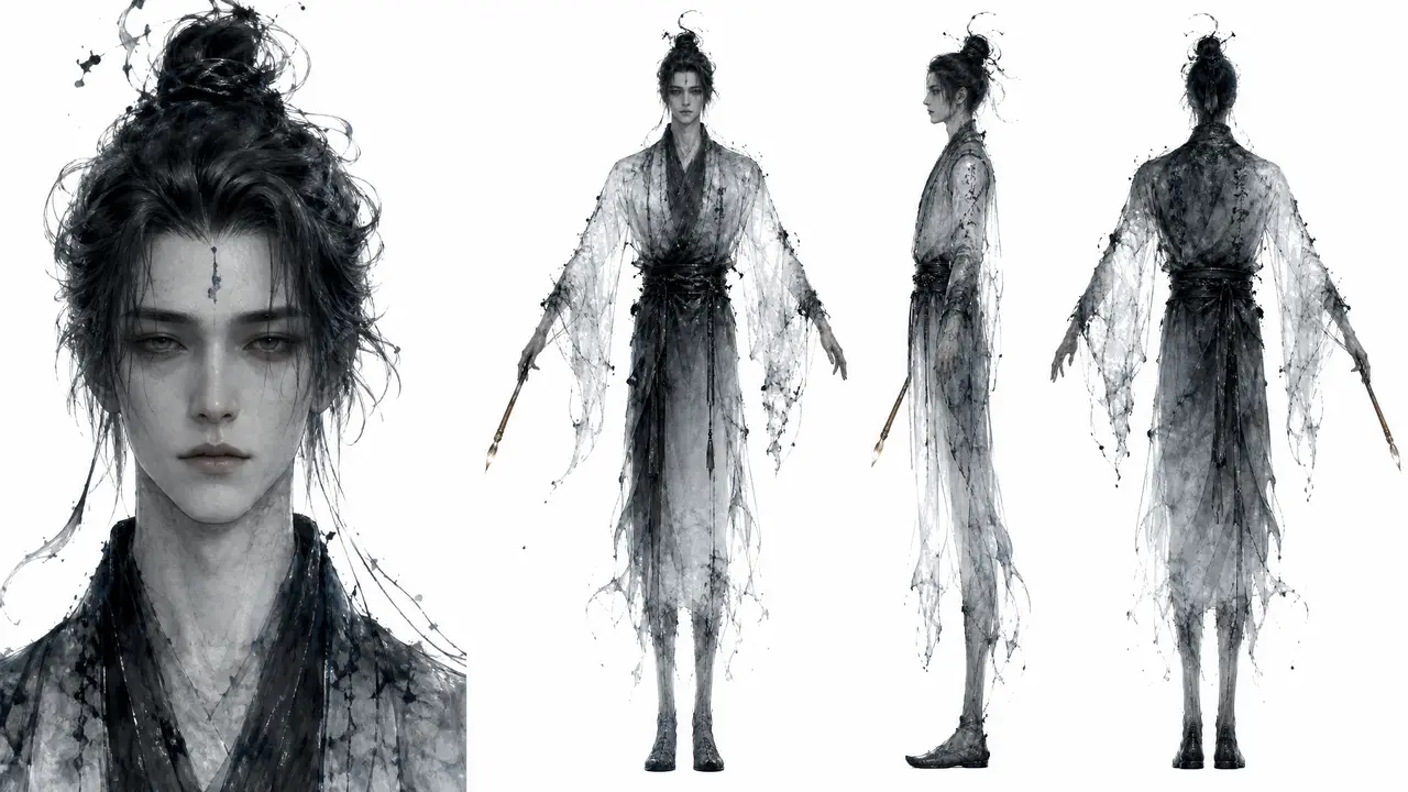 梦笔|A01-角色-沈默灵体