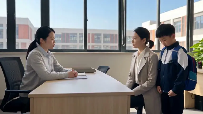 替代教育｜分镜3-办公室告知孤立事件